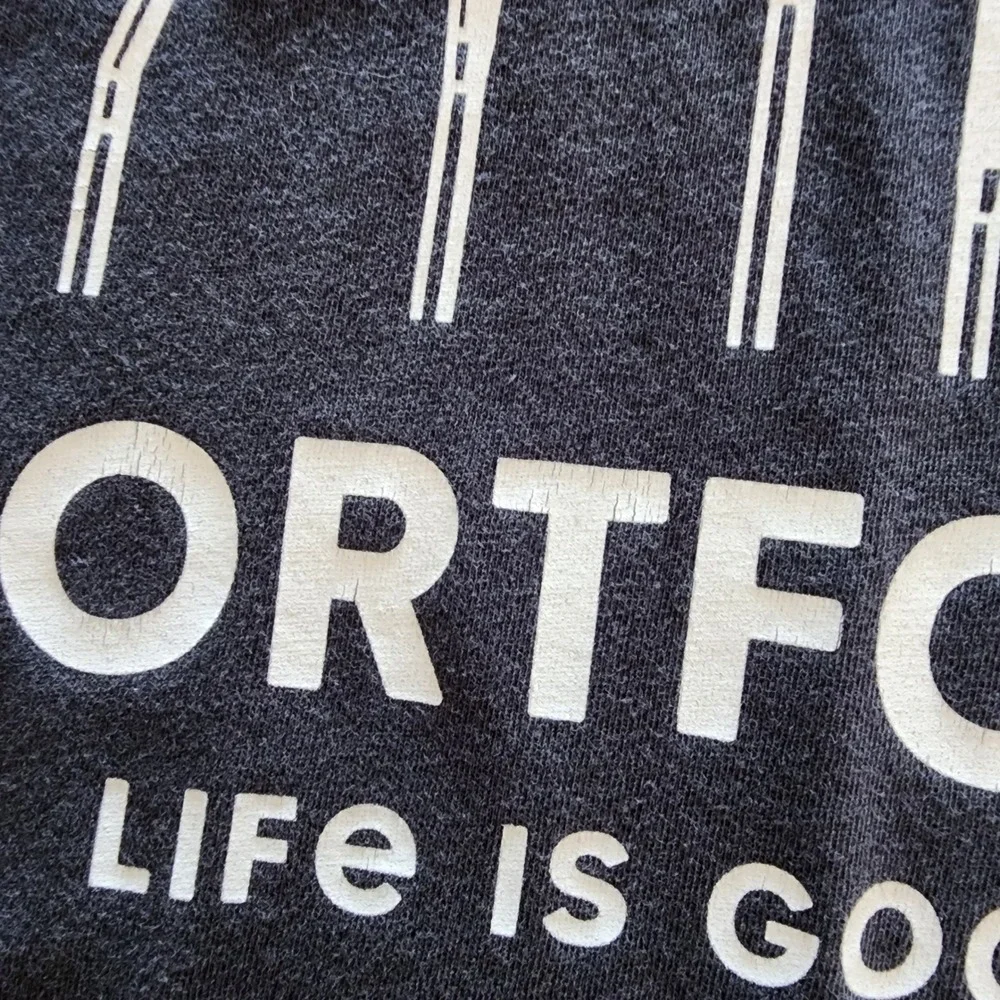 Life is Good Mens Long‎ Sleeve T Shirt Diversified Portfolio Golf Graphic Tee XL
